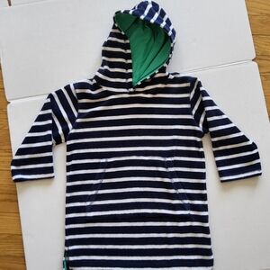 Striped Kids Swim Hoodie Mini Boden Size 4/5